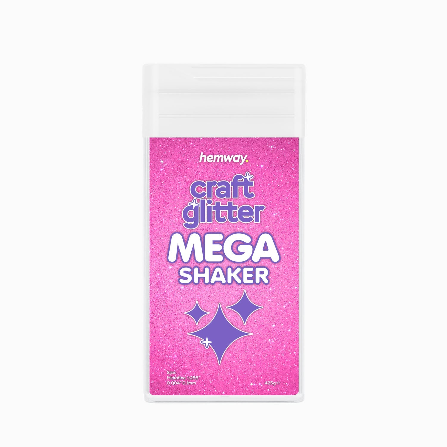 Hemway Super Chunky Craft Glitter MEGA Shaker - 360g 1/8 0.125 3mm
