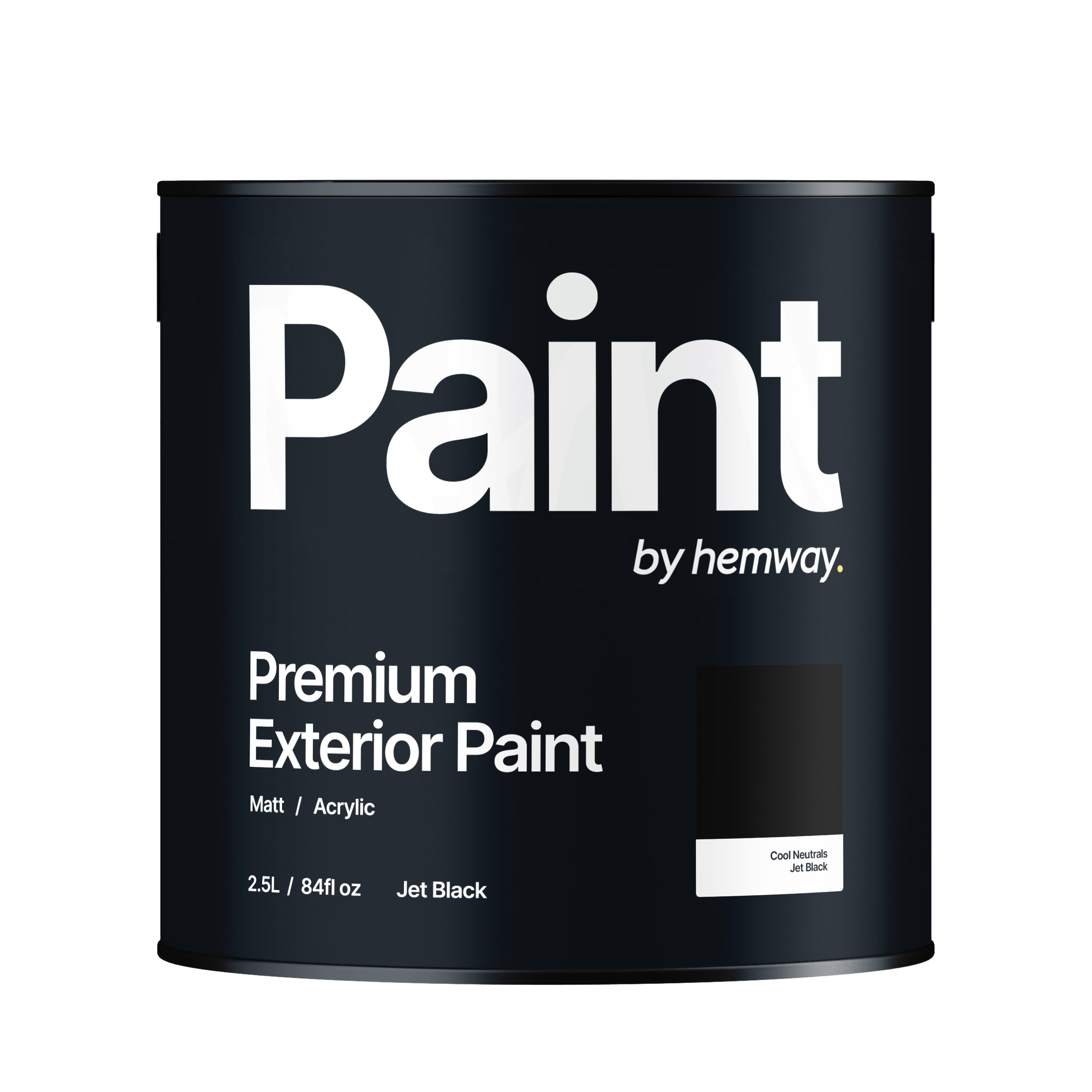 Exterior Paint | Matt Acrylic | Jet Black | Wood & Masonry