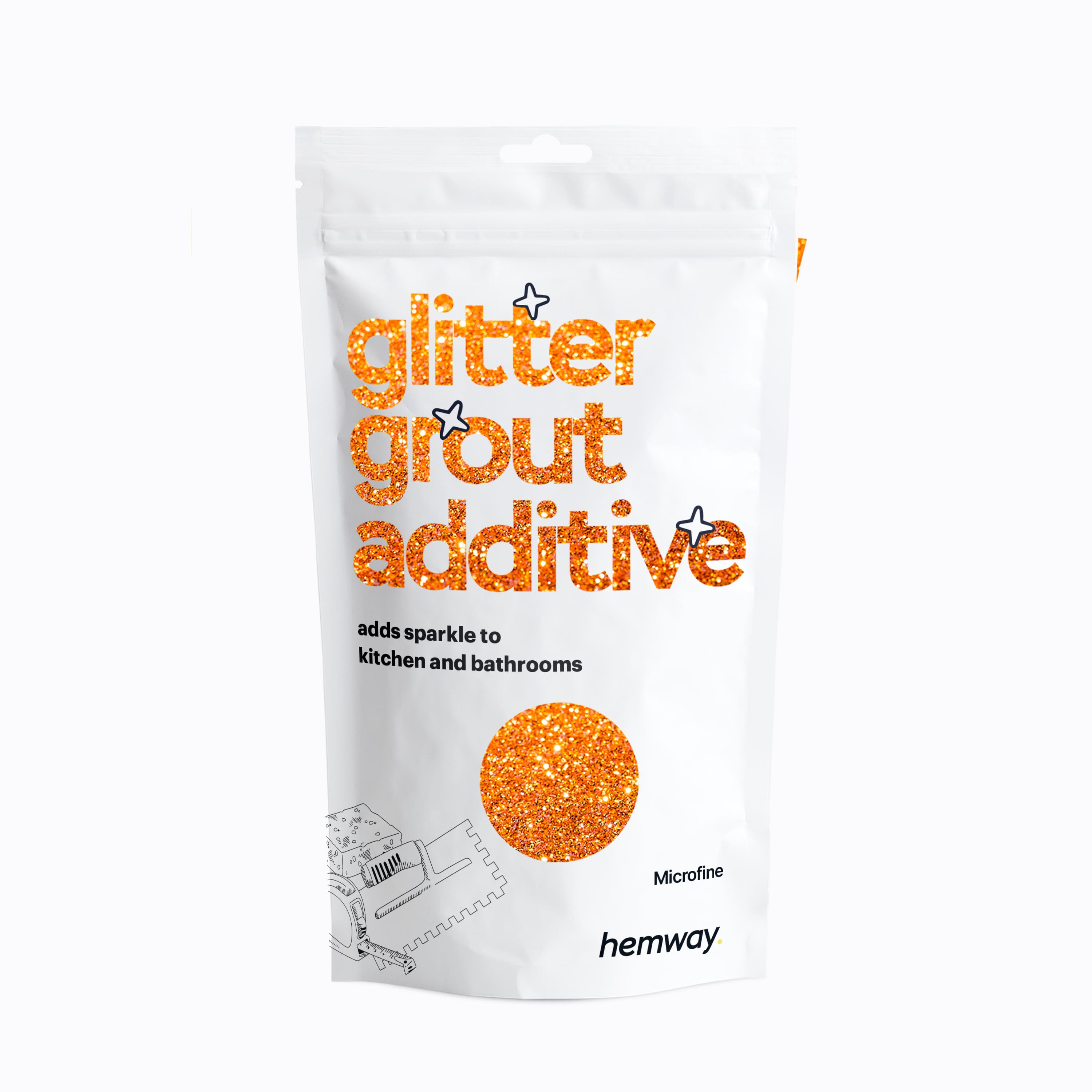 Glitter For Tile Grout Copper Waterproof Fade Resistant