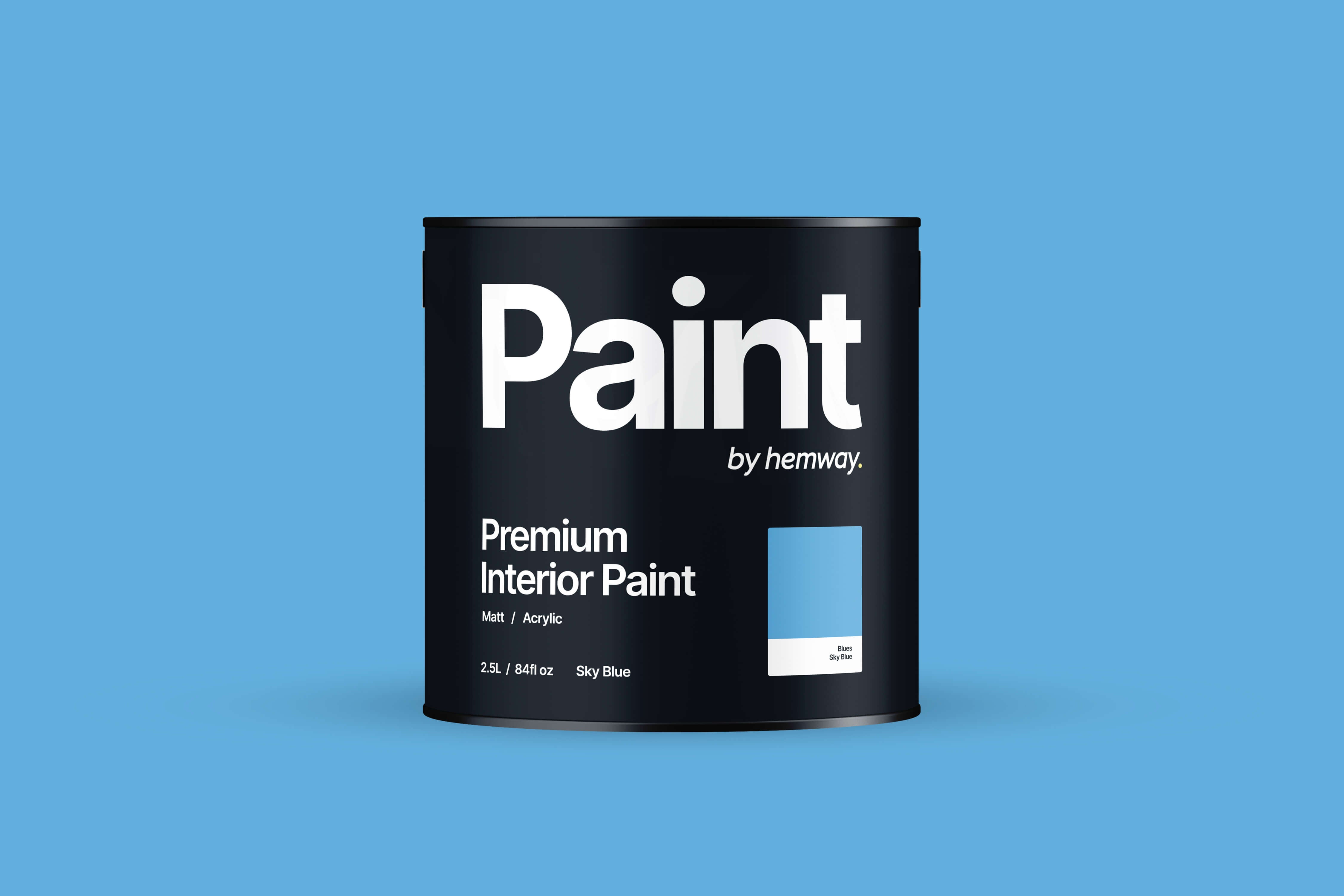 Wall Paint | Matt Emulsion Interior | Sky Blue | Acrylic | Latex